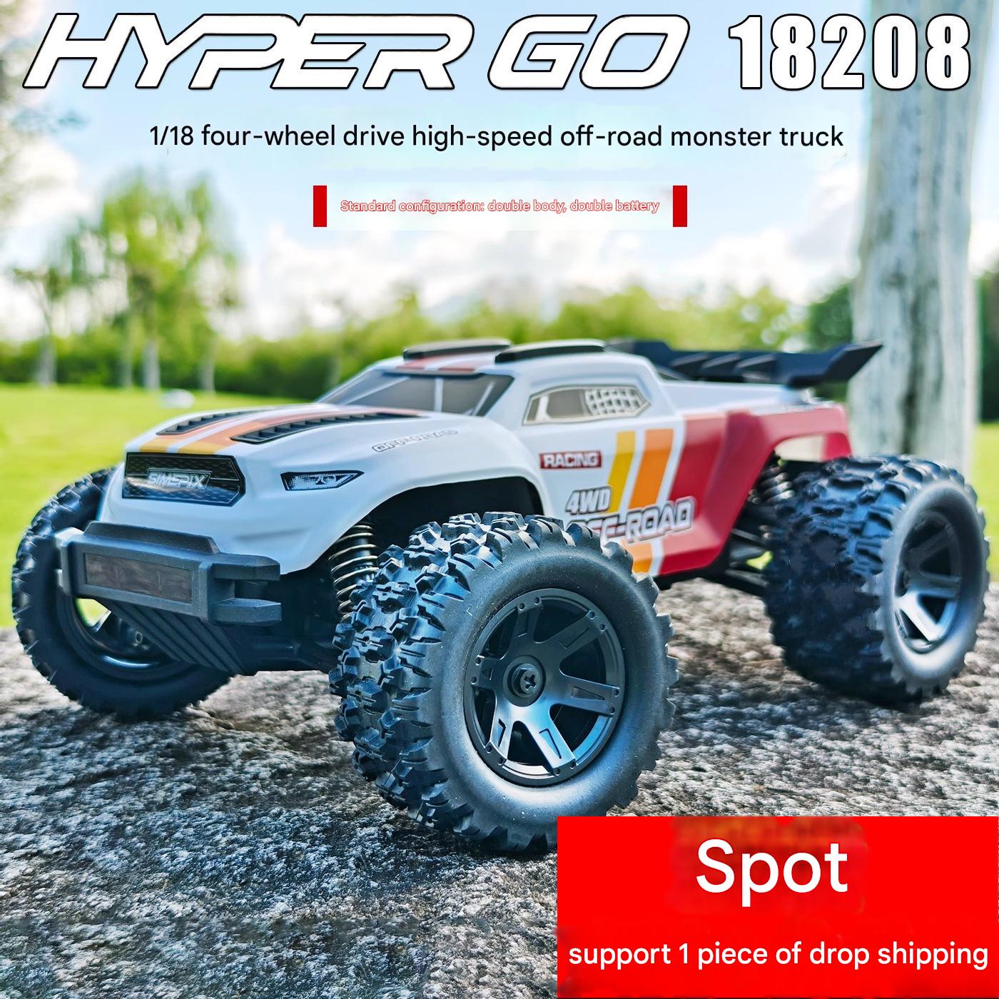 18208 MJX HYPER GO 1/18 High-Speed RC Off-Road Monster Truck