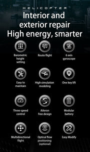 RC ERA C138 1:33 Bell 206 Altitude Hold 2.4G Genuine 6-Axis Gyro Remote Control Helicopter