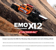 CROSSRC EMO XL2 1/8 Mustang 6WD RC Off-Road Climbing Car