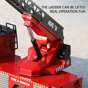 Huina 1561 1:14 Rc Simulation Fire Truck