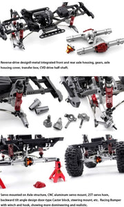 1/10 RGT EX86100PRO V2 Metal RC Car