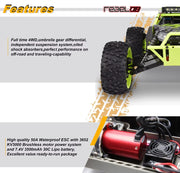 FSR Rebel DB Racing 53608 RC Car 1/10 4WD High-speed 90km/h Desert Off-road Vehicle Rally Car