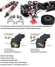 1/10 RGT EX86100PRO V2 Metal RC Car