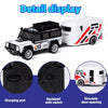 1:64 Mini 2.4 GHz Rechargeable Remote Control Jeep with Trailer