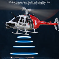 RC ERA C138 1:36 Bell 206 Altitude Hold 2.4G Genuine 6-Axis Gyro Remote Control Helicopter