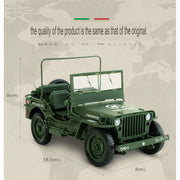1:18 Tactical Jeep Simulation Diecast