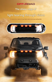 Little Demi R12-01Q 1:12 F150 4WD Off-Road Remote Control Pickup Truck with LED Lights