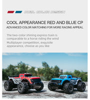 1:20 25KM/H 2.4GHz Off-Road Remote Control Racing Truck with LED Light