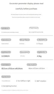 1:14 Huina 594 Remote Control Excavator