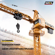 Huina 1585 1:14 Semi-alloy Remote Control Tower Srane Model Toy