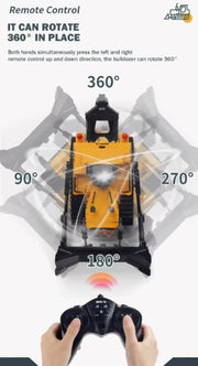 HUINA 1554 1:18 11CH Remote Control Heavy-Duty Bulldozer