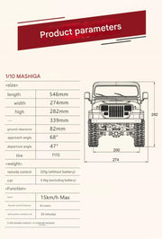 FMS 1:10 Remote Control Off-Road Vehicle