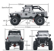 1/10 RGT EX86100PRO V2 Metal RC Car