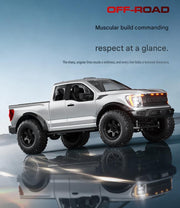 Little Demi R12-01Q 1:12 F150 4WD Off-Road Remote Control Pickup Truck with LED Lights