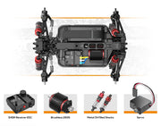 MJX M163 1/16 2.4G 4WD RC Car Brushless High Speed Off Road RC Truck