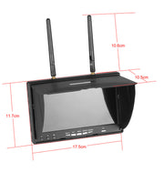 Aerial PhotoGraphy FPV 7inch Dual Receiving Handheld Screen 5.8G All-in-one Machine Display LCD5802s Built-in DVR Monitor