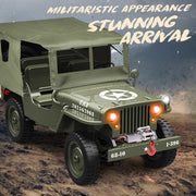 JJRC C8815 RTR Willys Military Jeep RC Truck 4WD Off-Road Climbing Vehicle