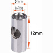 Motor shaft 3.17mm motor shaft to 5mm conversion sleeve 3. 175mm to 5mm adapter