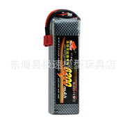 High-speed lithium battery 7.4V 6200MAH 2S T Plug