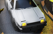 Toyota Sprinter Trueno AE86 Initial D 1:24 Mini RC Car with movable headlights