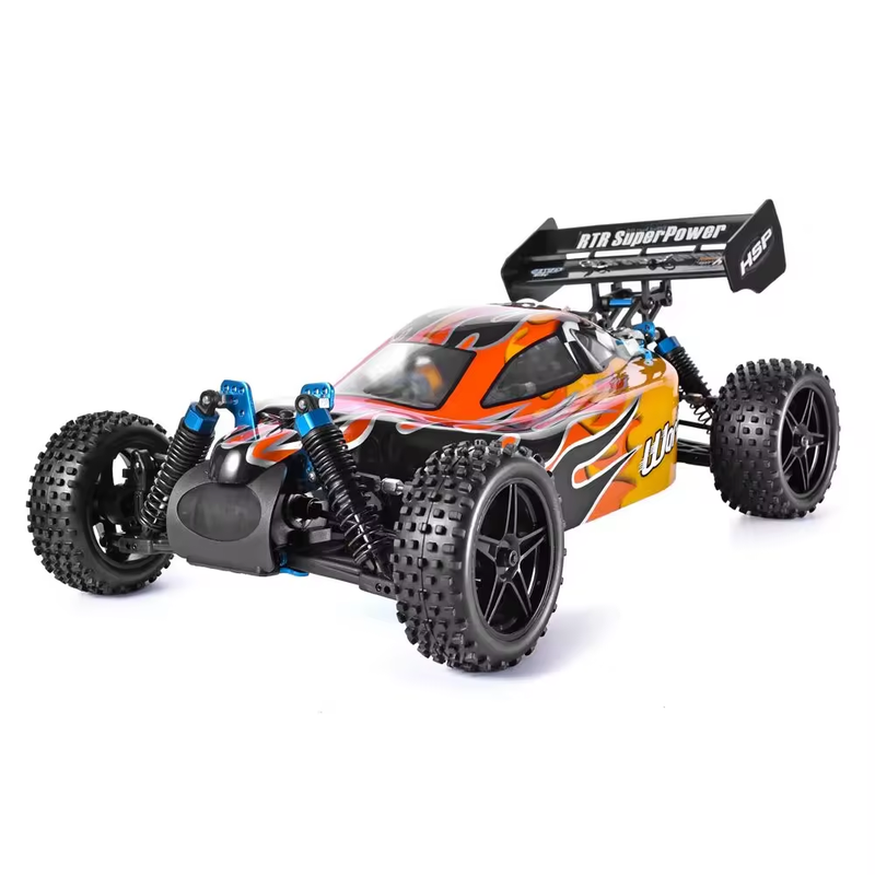 1/10 Scale Nitro RC Car – 4WD Oil-Powered Flat Sports Racing Car 1/10 Scale Nitro RC Car – 4WD Oil-Powered Flat Sports Racing Car